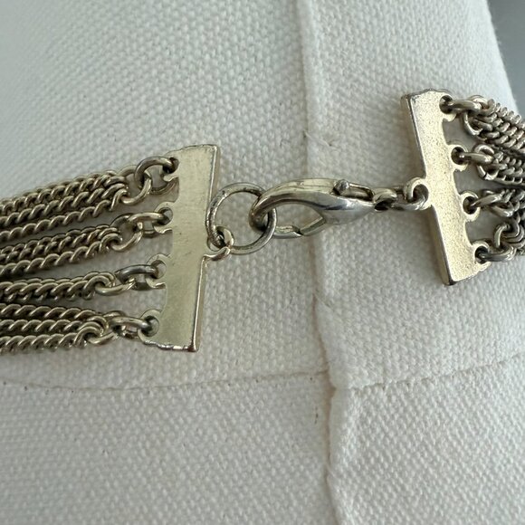 ✨ Vintage Multi-Strand Gold Tone Statement Necklace ✨ - Picture 6 of 10